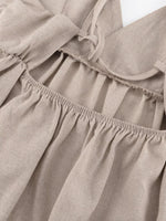 Backless Spaghetti Strap Mini Dress
