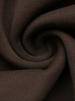 Polo Collar Dropped Shoulder Sweatshirt