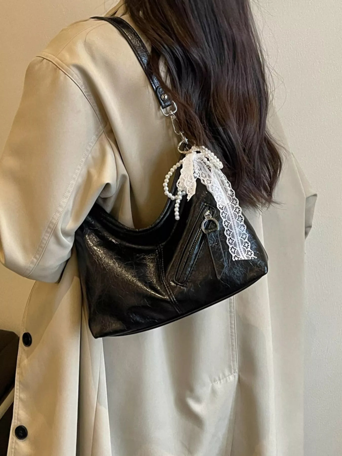 PU Leather Shoulder Bag
