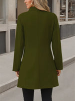 Button Up Long Sleeve Coat