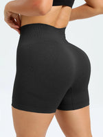 High Waist Active Shorts - Ladyez