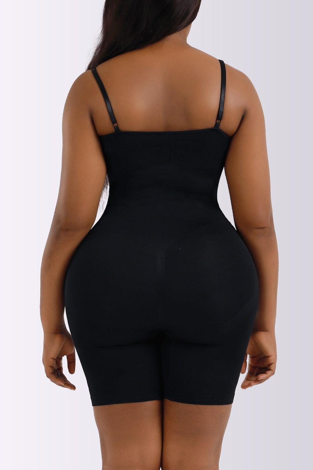 Full Size Spaghetti Strap Shaping Romper - Ladyez