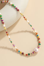Multicolored Bead Necklace