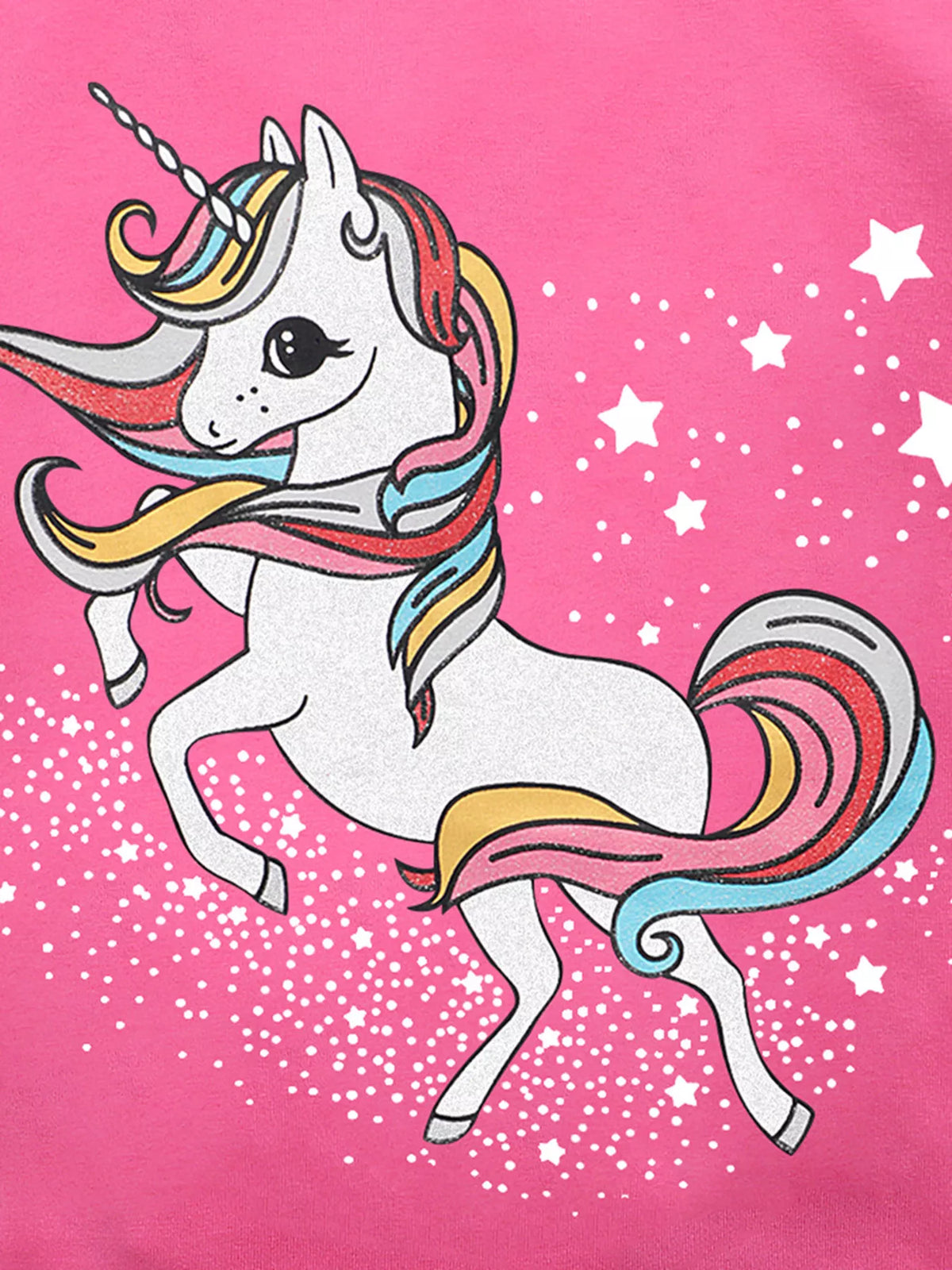 Children's Unicorn Graphic Short Sleeve T-Shirt