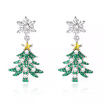 Christmas Tree Drop Earrings