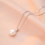 925 Sterling Silver Pearl Necklace