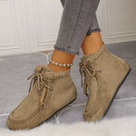 Plush Lining Ankle Boots