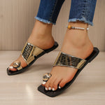 Toe Ring Flat Sandals