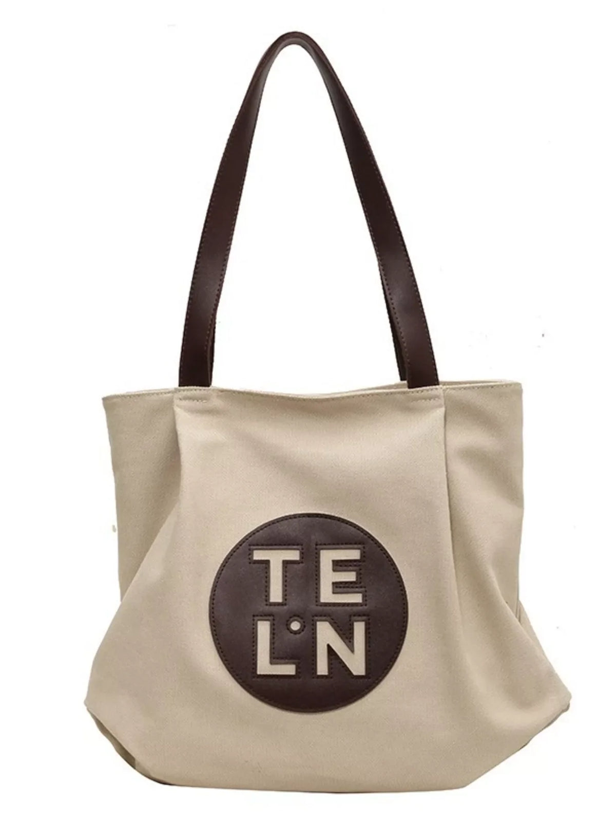 Contrast Canvas Shoulder Bag