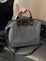 Rhinestone Embellished Crossbody Bag