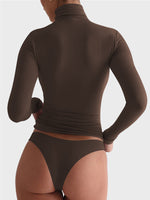 Lovelet Turtleneck Long Sleeve T-Shirt - Ladyez