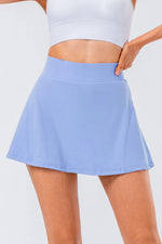 High Waist Pleated Active Skirt - Ladyez