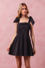 SO ME Fit and Flare Washed Gameday Dress - Ladyez
