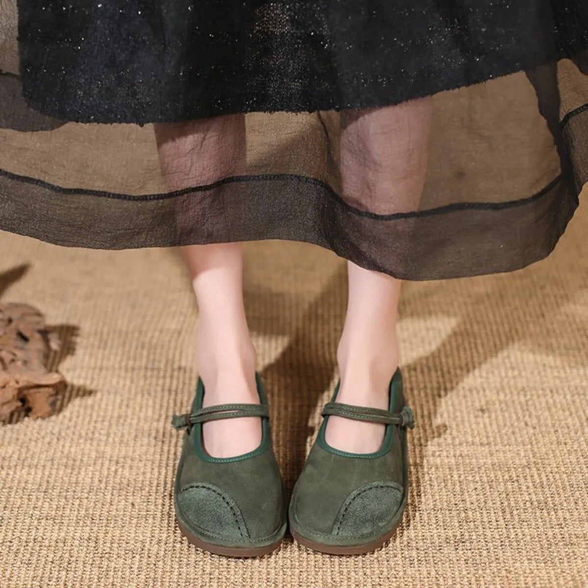 Round Toe Slip-Ons