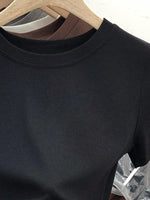 Crew Neck Short Sleeve T-Shirt - Ladyez