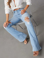 Distressed Jeans with Pockets