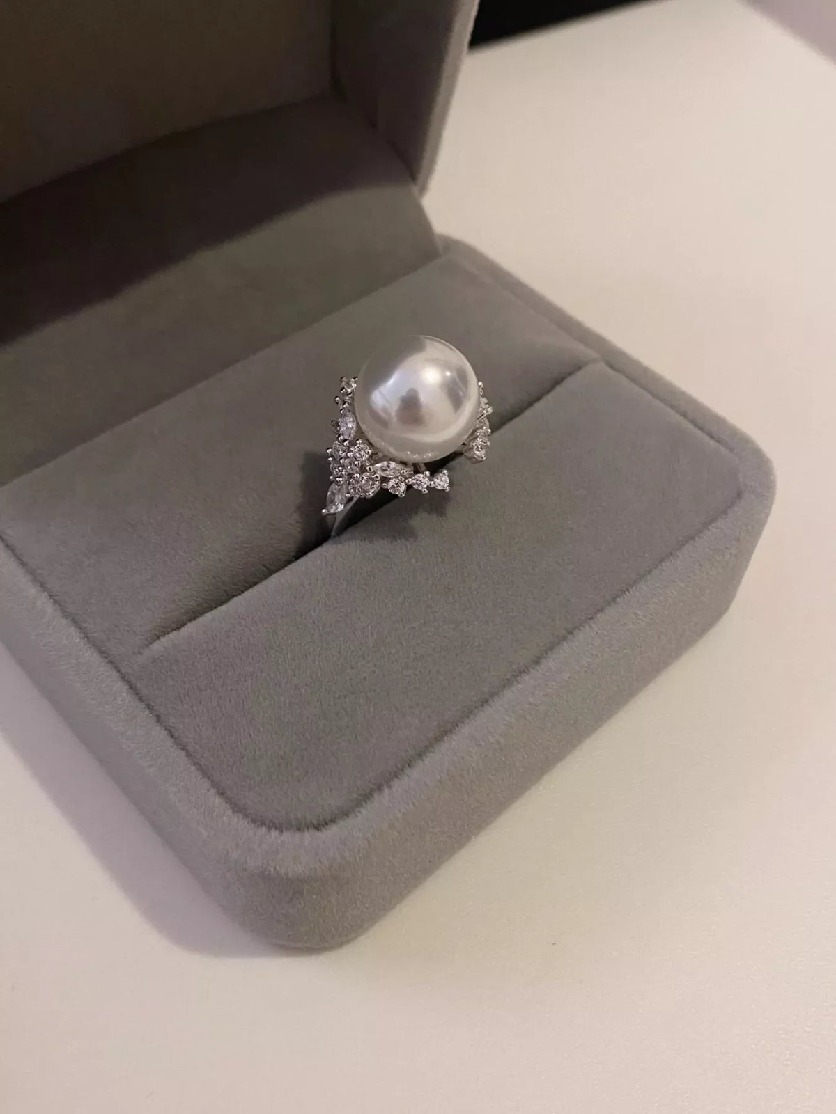 925 Sterling Silver Pearl Ring