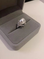 925 Sterling Silver Pearl Ring
