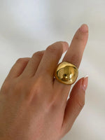 2-Piece Stainless Steel Bubble Statement Ring - Ladyez
