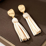 18K Gold-Plated Tassel Earrings