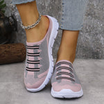 Breathable Knit Slip-Ons
