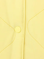 Quilted Lightweight Snap Down Puffer Jacket