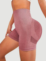 High Waist Active Shorts - Ladyez