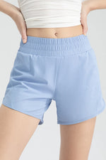 Elastic Waist Active Shorts - Ladyez