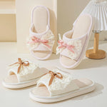 Open Toe Flats Slippers - Ladyez