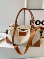 Canvas Leather Trim TravelBag