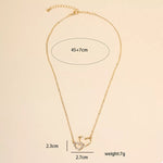 18K Gold-Plated Heart Pendant Necklace