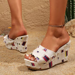 Open Toe Wedge Sandals