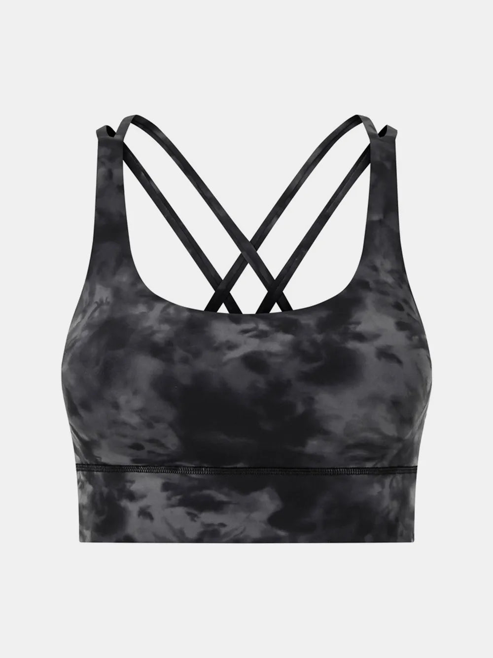 Millennia Crisscross Scoop Neck Active Tank - Ladyez