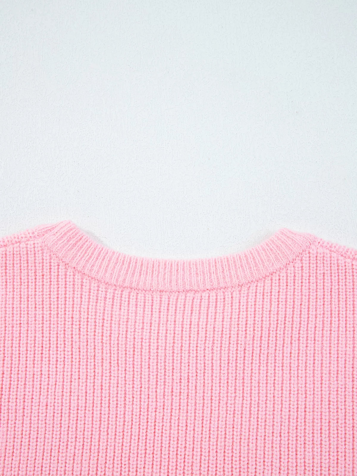 Merry Candy Cane Christmas Crew Neck Sweater