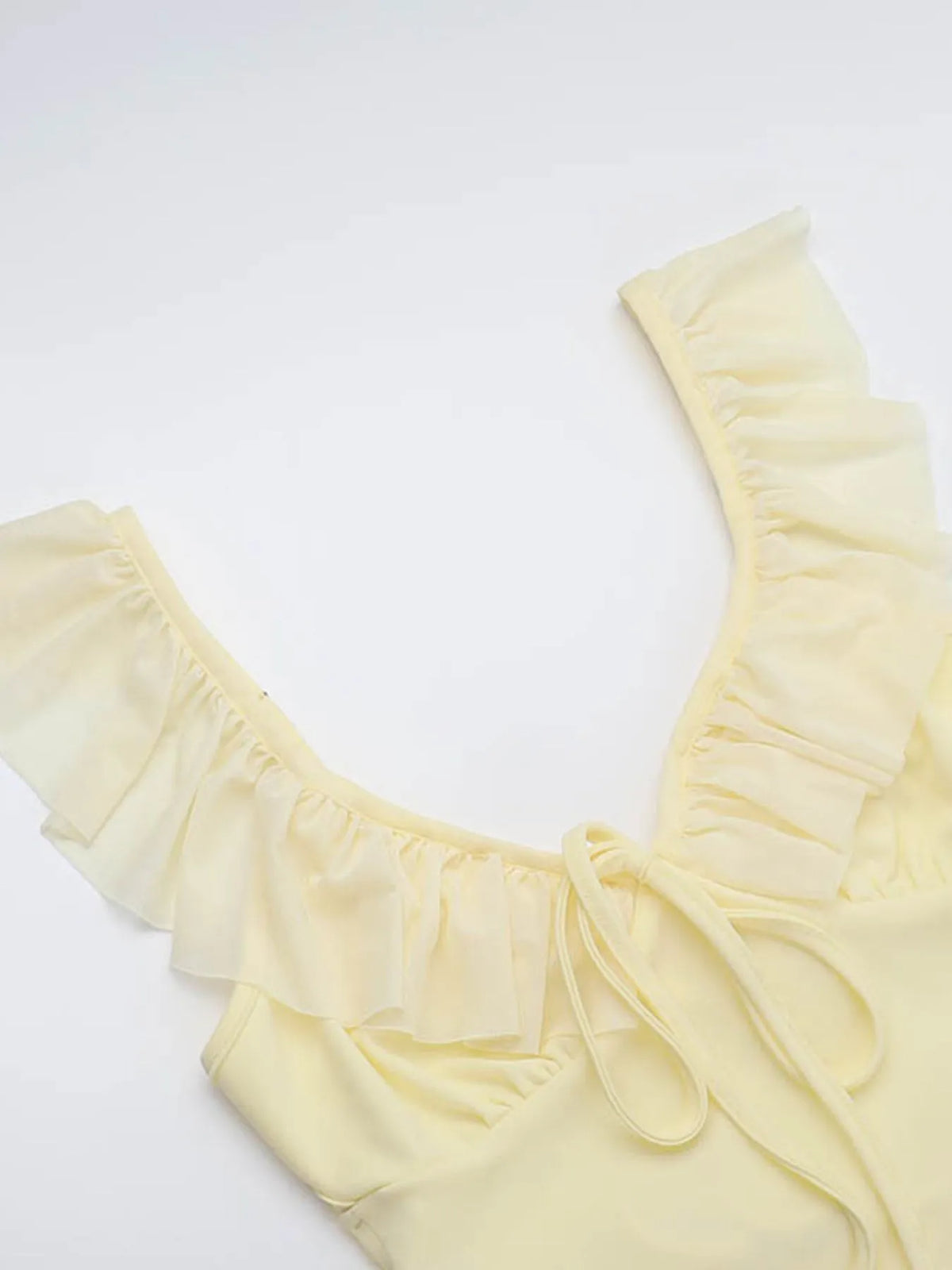 Ruffled V-Neck Sleeveless Maxi Dress - Ladyez