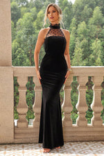 Lace Detail Sleeveless Maxi Dress - Ladyez