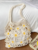 Daisy Crochet Shoulder Bag