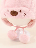 Children's Cute Bear Ear Plush Hat