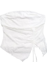 Ruched Lace Tube Top