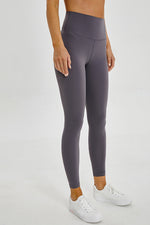 Millennia Wide Seamless Band Waist Sports Leggings - Ladyez