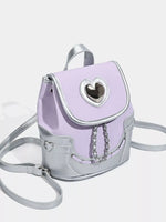 Heart Flap Backpack Bag