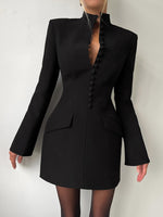Button-Down Blazer Dress
