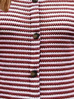 Striped Round Neck Tank Top - Ladyez