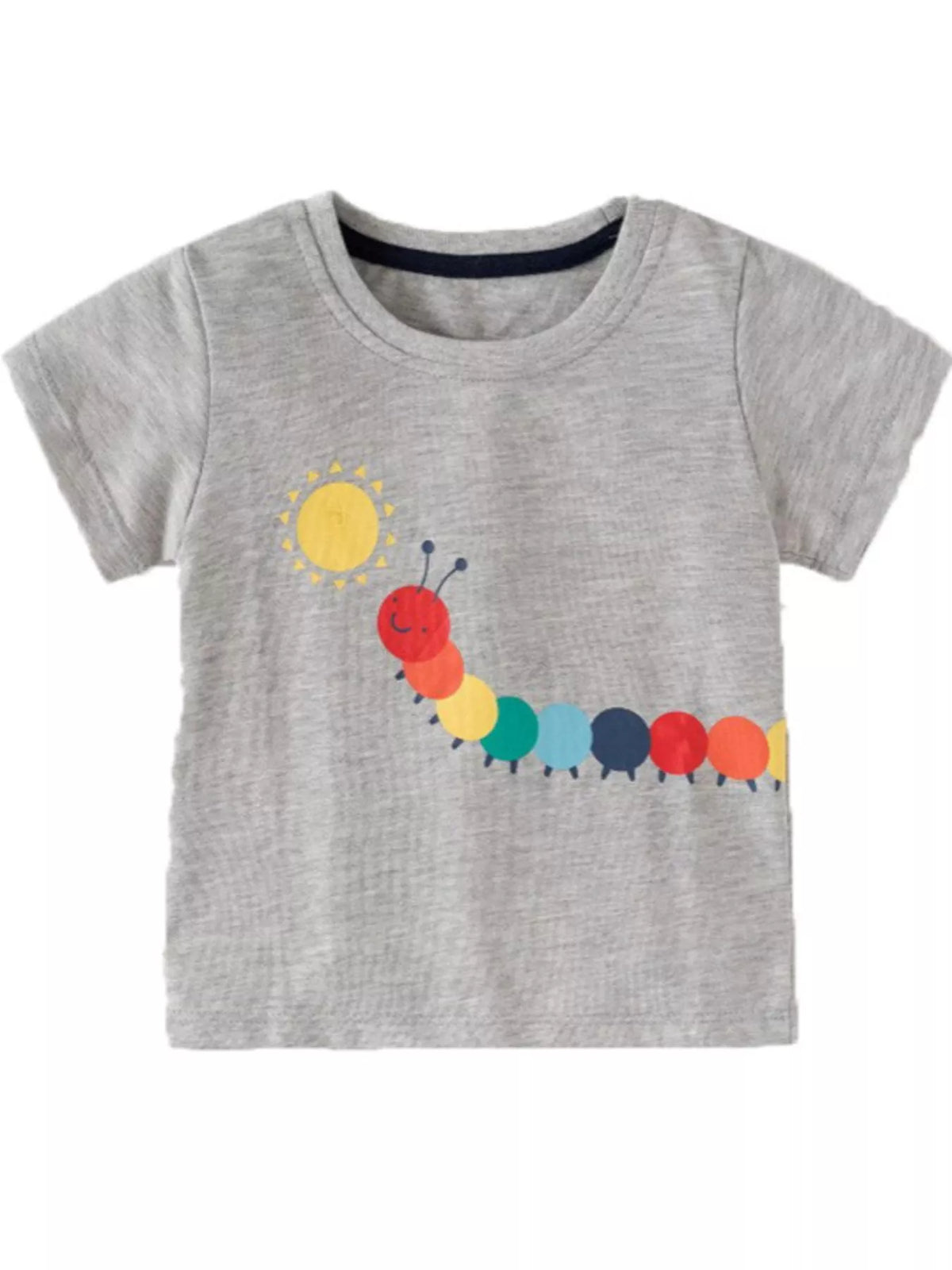 Children's Caterpillar Graphic Short Sleeve T-Shirt