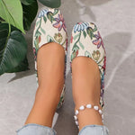Floral Print Comfort Slip-Ons