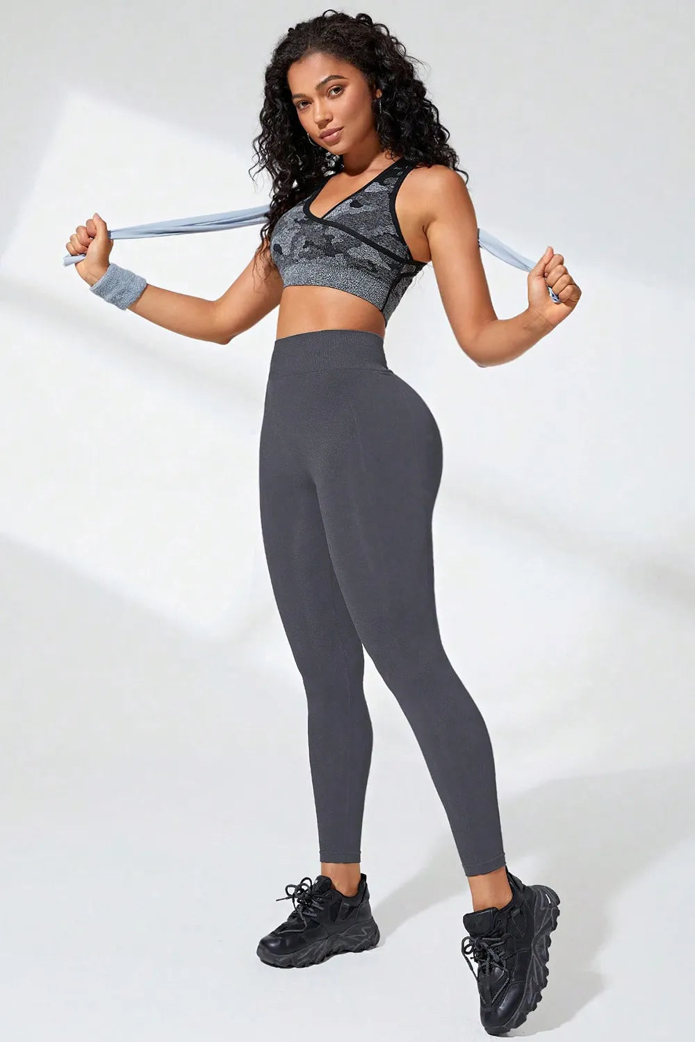 High Waist Active Leggings - Ladyez
