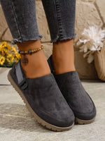 Round Toe Flats Slip-Ons
