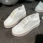 Round Toe Platform Loafers