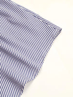 Striped Button-Up Shirt Dress