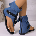 Toe Post Buckle Sandals